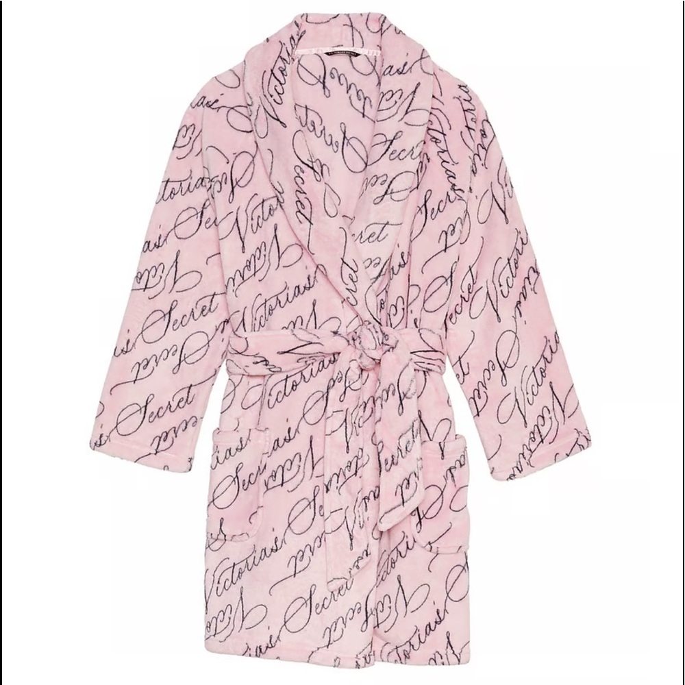 Victoria’s Secret M/L Script Logo COZY ROBE
